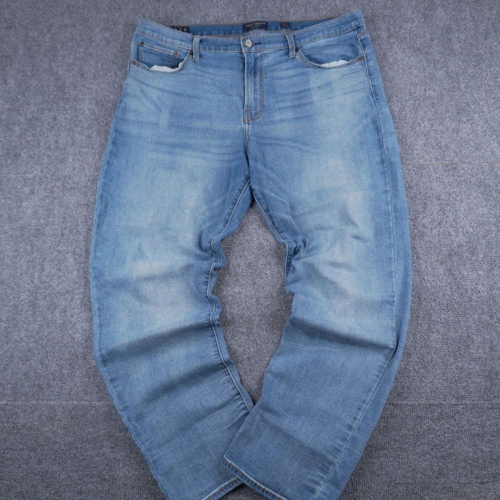 Lucky Brand 329 Classic Straight Jeans Mens‎ 38x32 Blue Medium Wash Denim